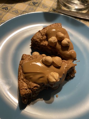 Customer photo review of Torta di Nocciole Tastëlanghe + Crema di Nocciole + Confezione Nocciola "Tostata"