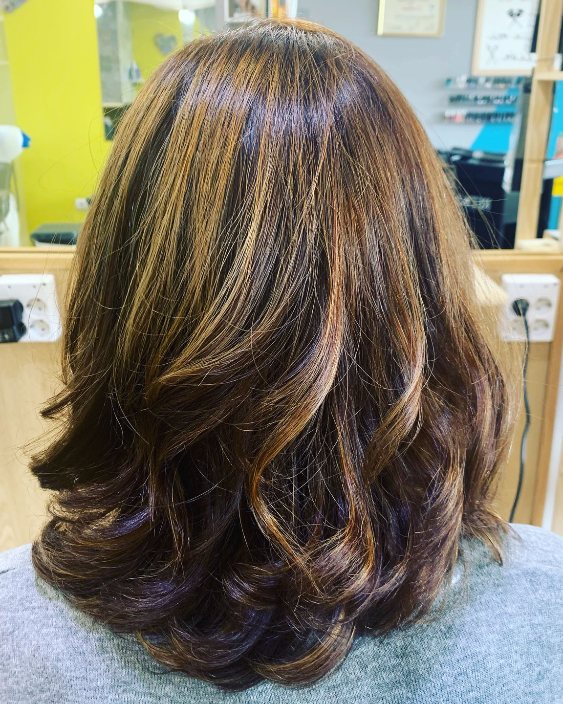 Customer photo review of Premium Rat Tail Comb Set - 3 Sizes for Babylights, Balayage and Highlights