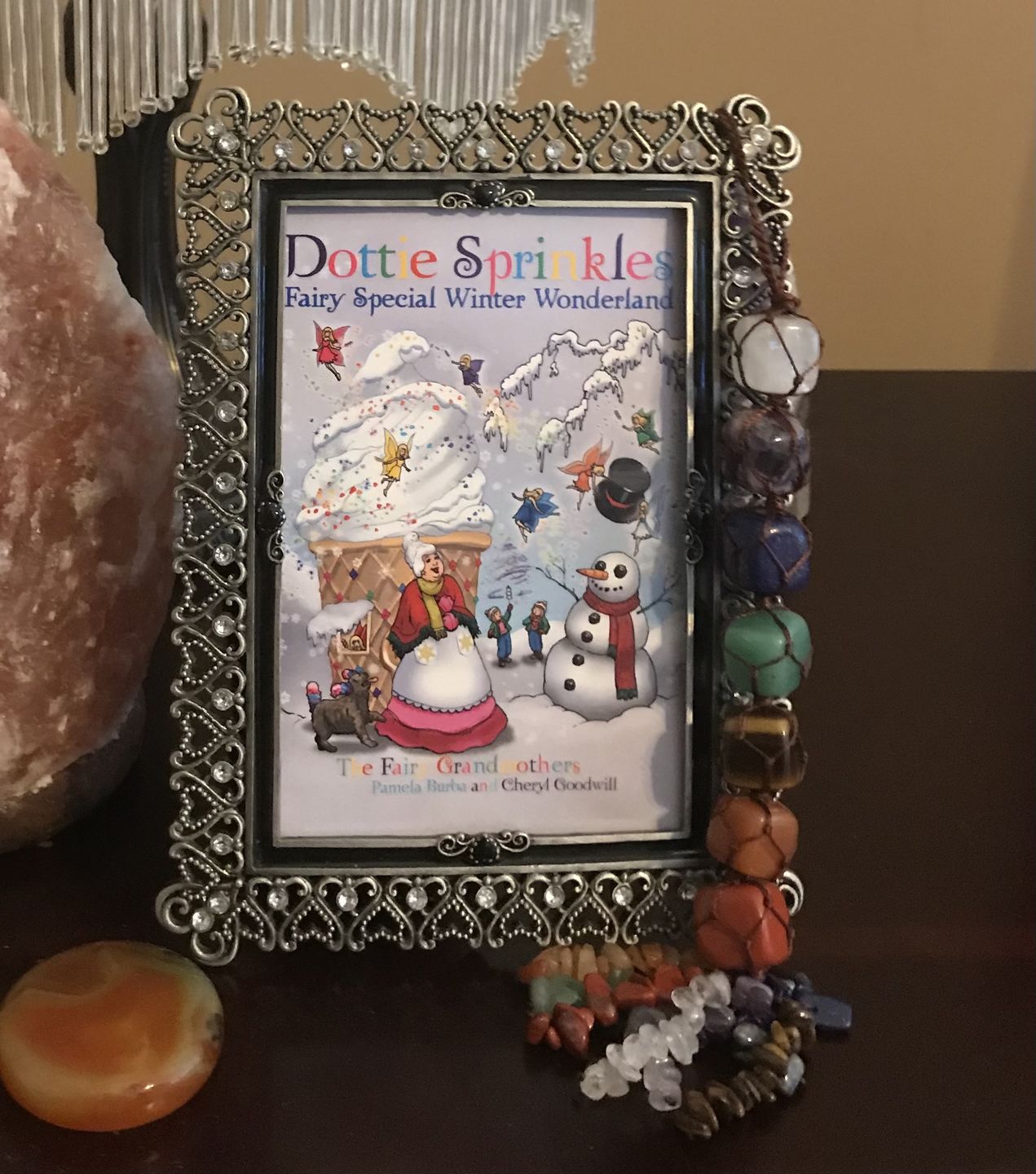 Customer photo review of 7 Chakra Natural Gemstone Tassel