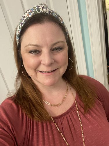 Customer photo review of MULTI FLOWER KNOTTED HEADBAND