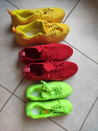 Customer photo review of Breathable Athletic Cushion Sneakers