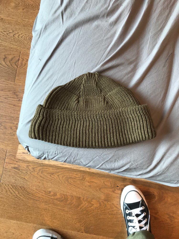 Customer photo review of WWII USAAF A-4 Wool Watch Cap - Black