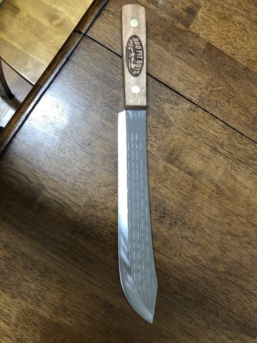 Customer photo review of 10" Stainless BBQ Knife