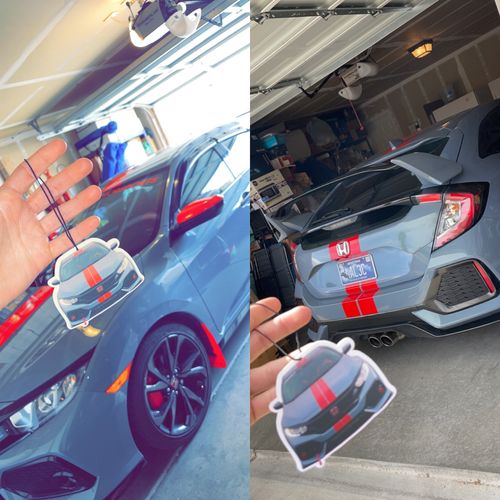 Customer photo review of Custom Air Freshener