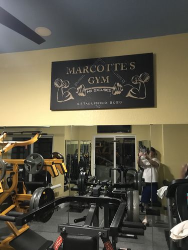 Customer photo review of Gym Sign IV