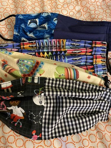 Customer photo review of Black Cord/Elastic Toggle - (20 Toggles /10 Masks)