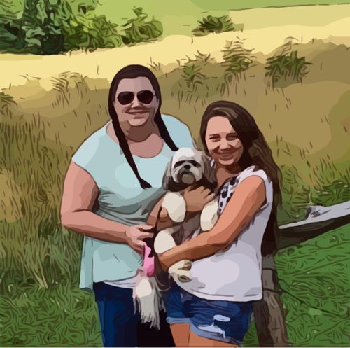 Customer photo review of Mesh Stencil - Birds - 8.5 x 11