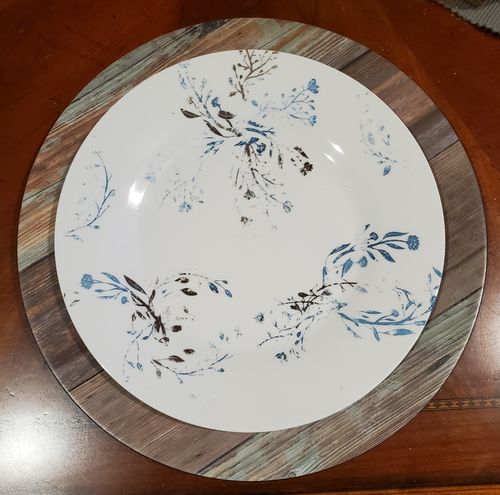 Customer photo review of Floral Spring Plate Kit