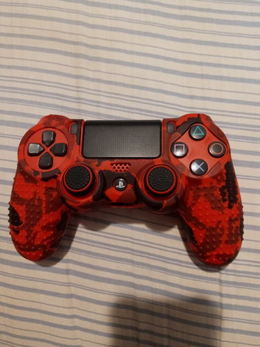 Customer photo review of Crimson Red - PS4 Controller Skin
