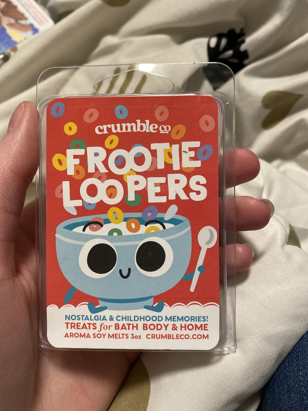 Customer photo review of Frootie Loopers Wax Melts