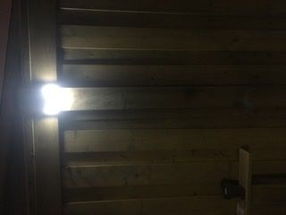 Customer photo review of BigM 212 LED Heavy Duty Solar Security Lights with 270º Motion Sensor, 3 Modes, IP65 Waterproof, Ideal for the Outdoor Front entrance, Pathway, Driveway, Fence, Deck, Balcony, Garage Doors, Backyard of Your House, Cottage, Farms, Trailers