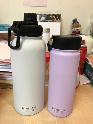 Customer photo review of (2-Pack Bundle) 32oz Ace Bottle 950ml - Black/Beige