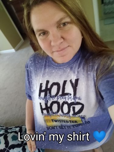 Customer photo review of Chasing You Like a Shot of Whiskey Shirt