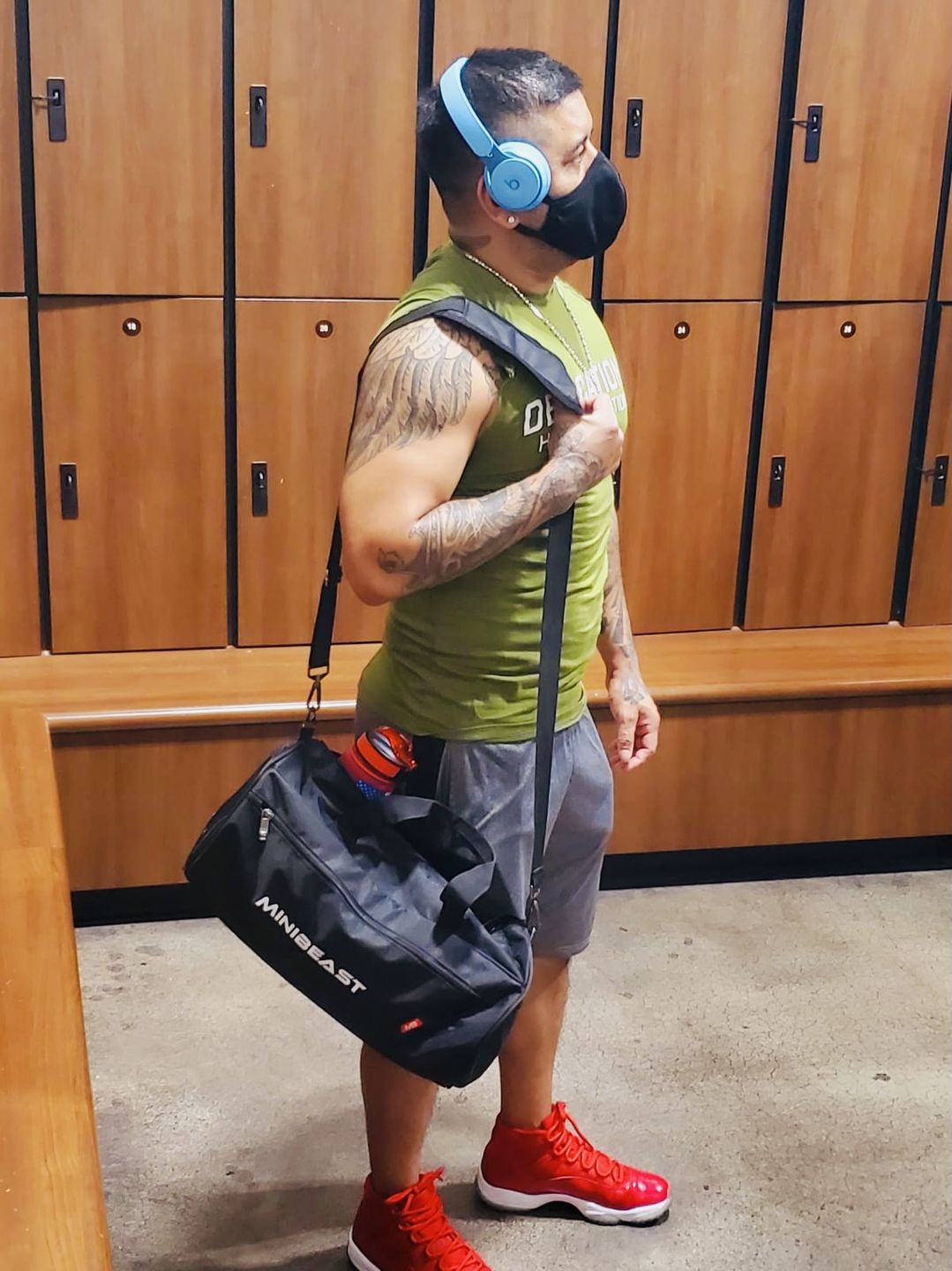 Customer photo review of HUSTLE GYM BAG