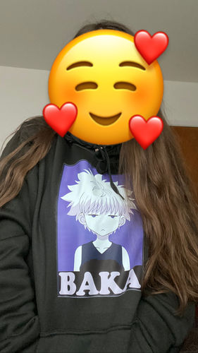 Customer photo review of Killua - Baka Hoodie