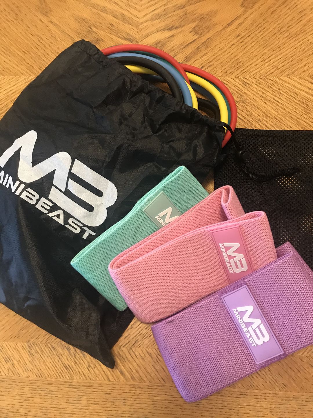 Customer photo review of MINIBEAST BOOTY BANDS (SET OF 3)