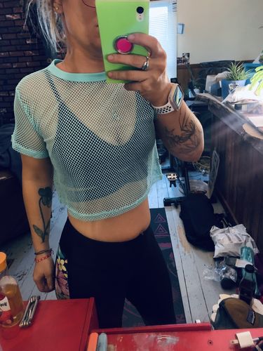 Customer photo review of Crossover Active Bra - Black