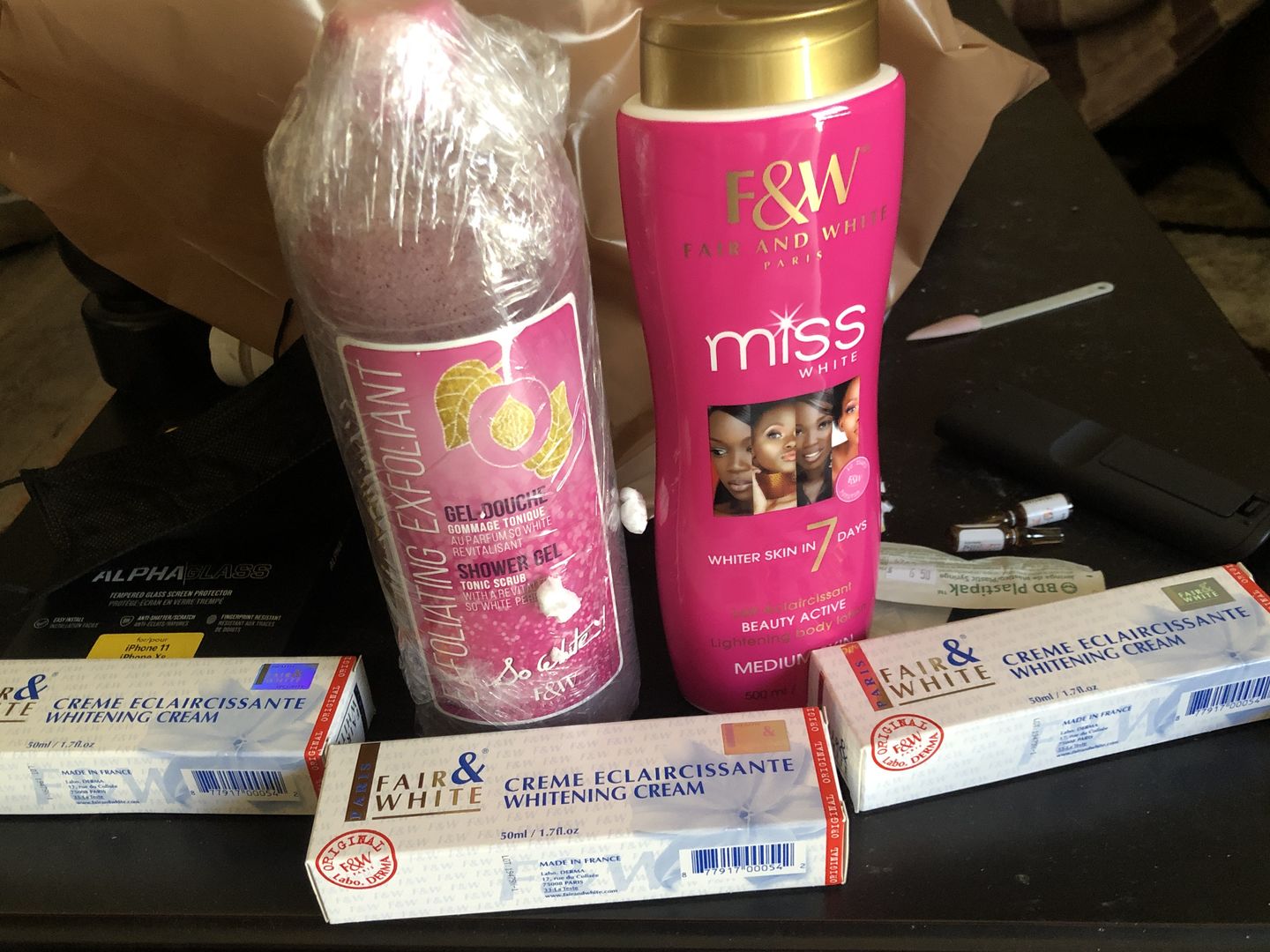 Customer photo review of Fair and White Original Whitening Cream 50 gm / 1.69 fl oz