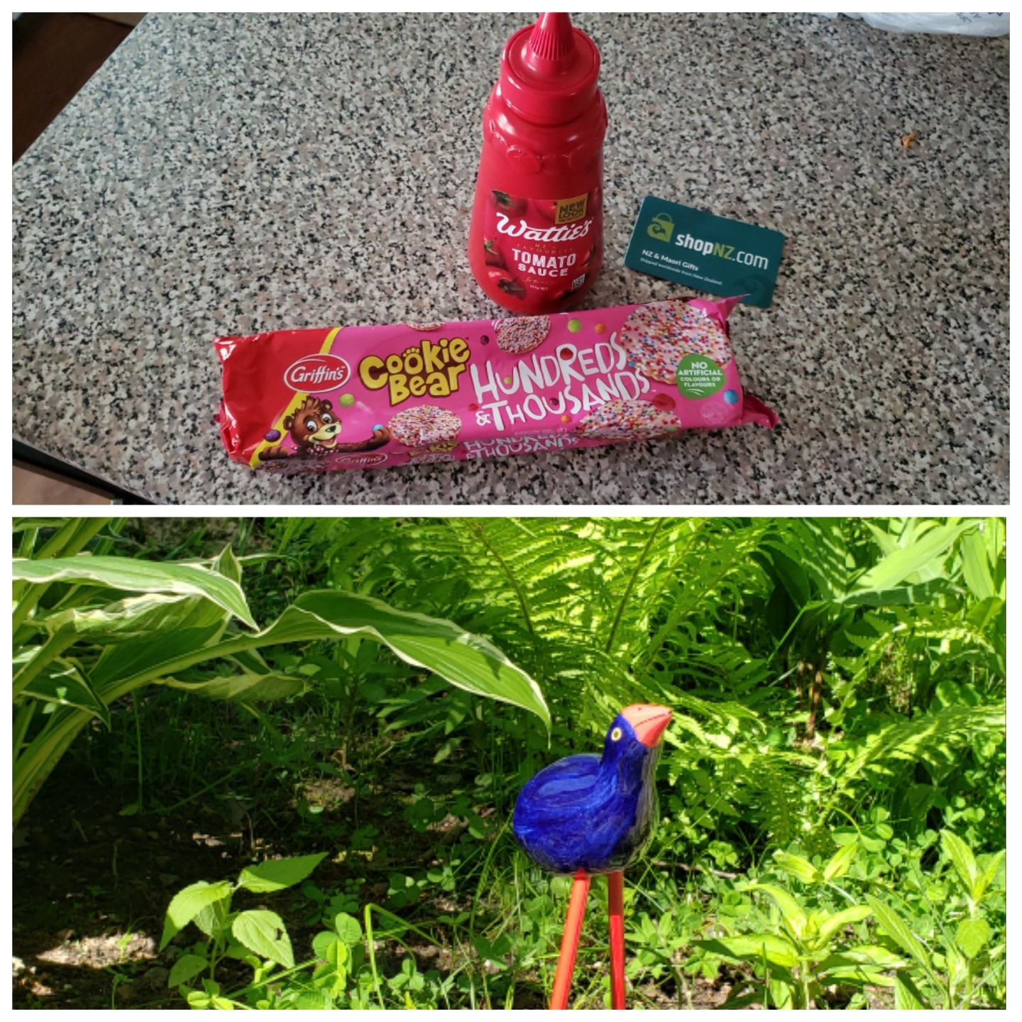 Customer photo review of New Zealand Ceramic Garden Pukekos