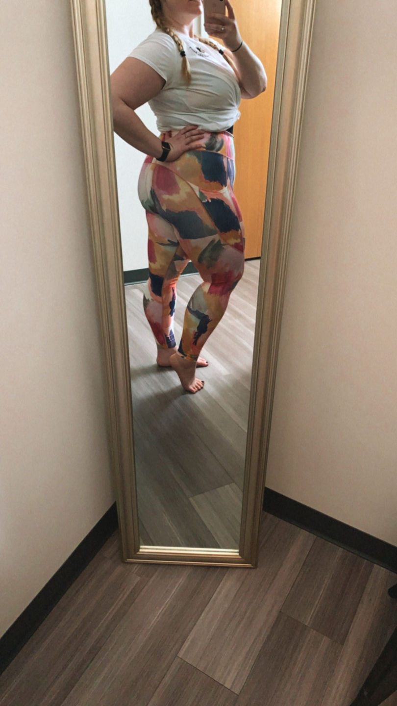 Customer photo review of Fearless Sports Bra - Serenity | MT LUXE