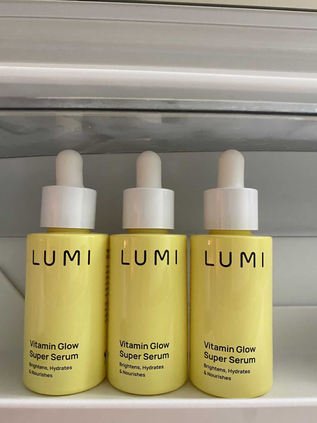 Customer photo review of Vitamin Glow Super Serum