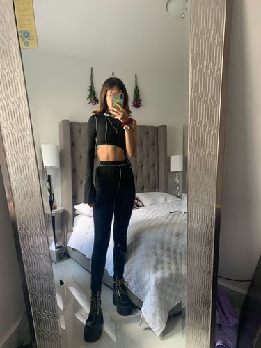 Customer photo review of Ensemble couture apparente avec une manche longue sur deux