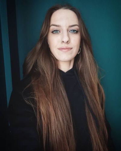Customer photo review of Icoloured® HD Grey Colored Contact Lenses