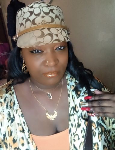 Customer photo review of Black Unicorn Necklace