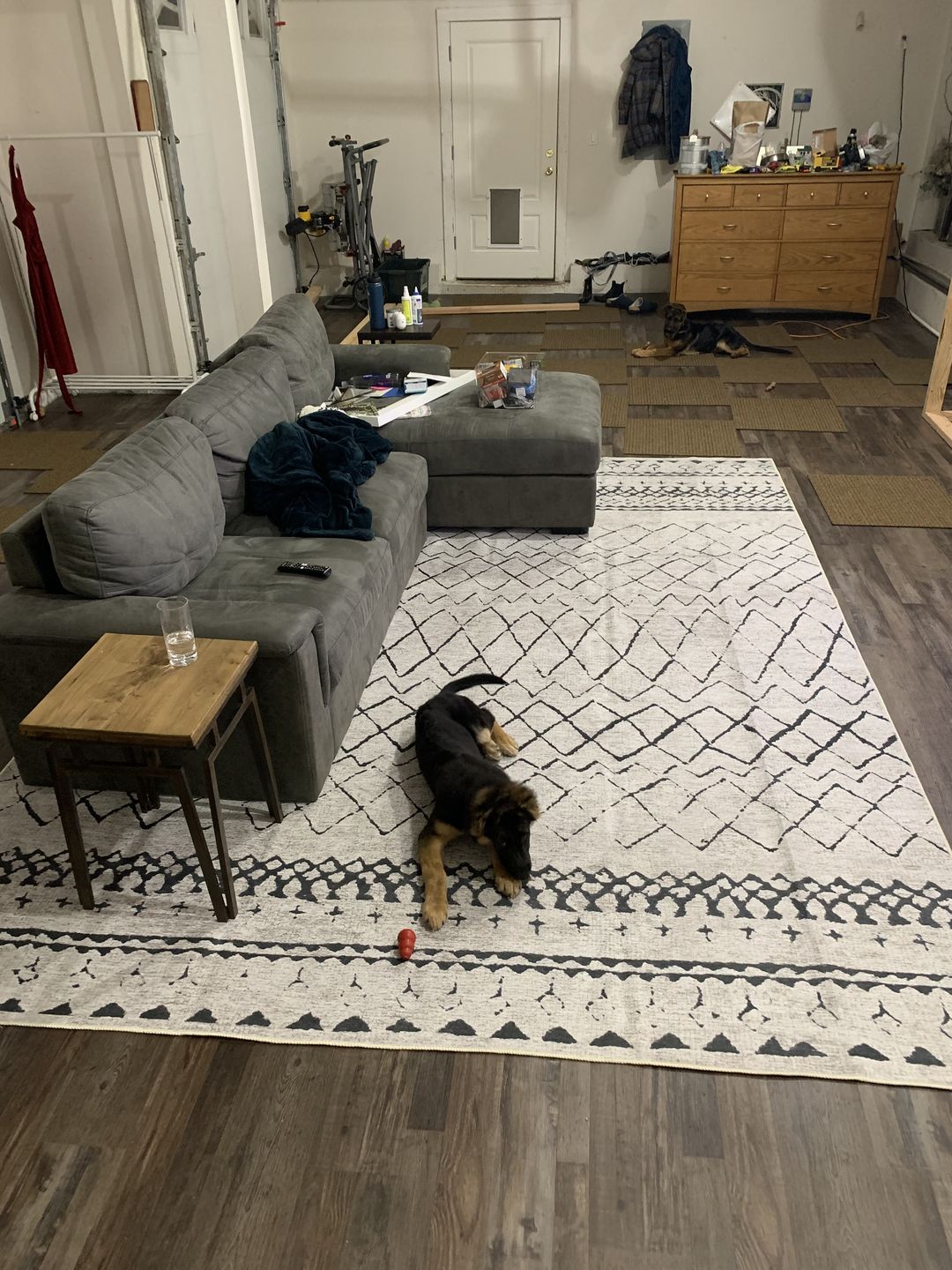 Customer photo review of Alma Scandi Silver Rug