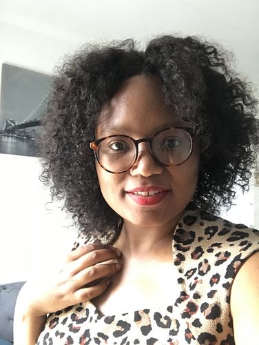 Customer photo review of Brazilian 4x4 Lace Wig Kinky Curl