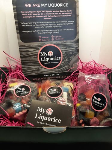 Customer photo review of Personalised Liquorice Box – 600g Taster