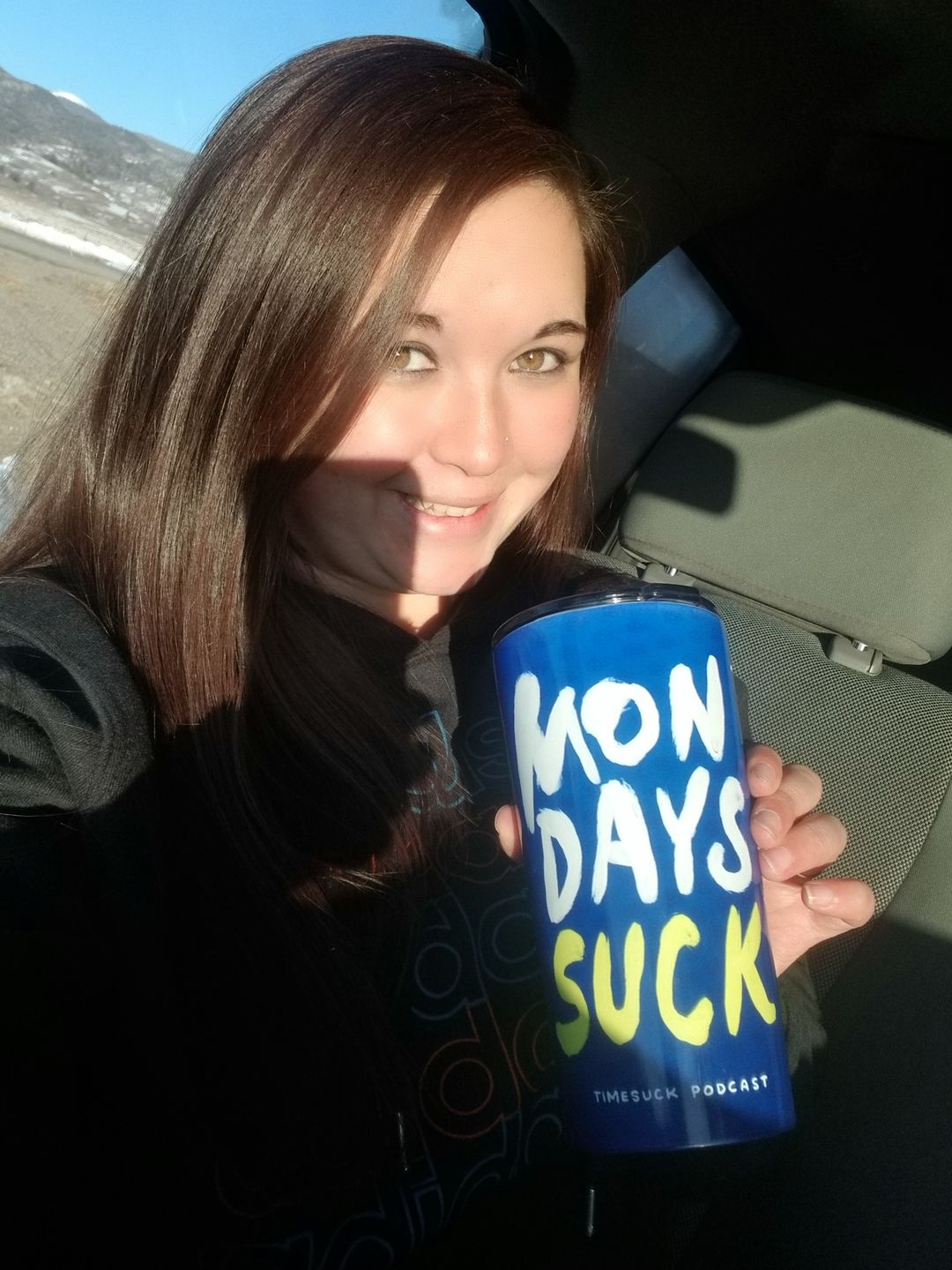 Customer photo review of Mondays SUCK 20oz Tumbler