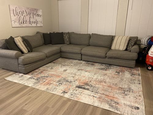 Customer photo review of Abstract Celine Blush Rug