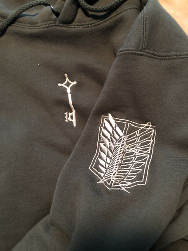 Customer photo review of AOT Alpine Green Hoodie