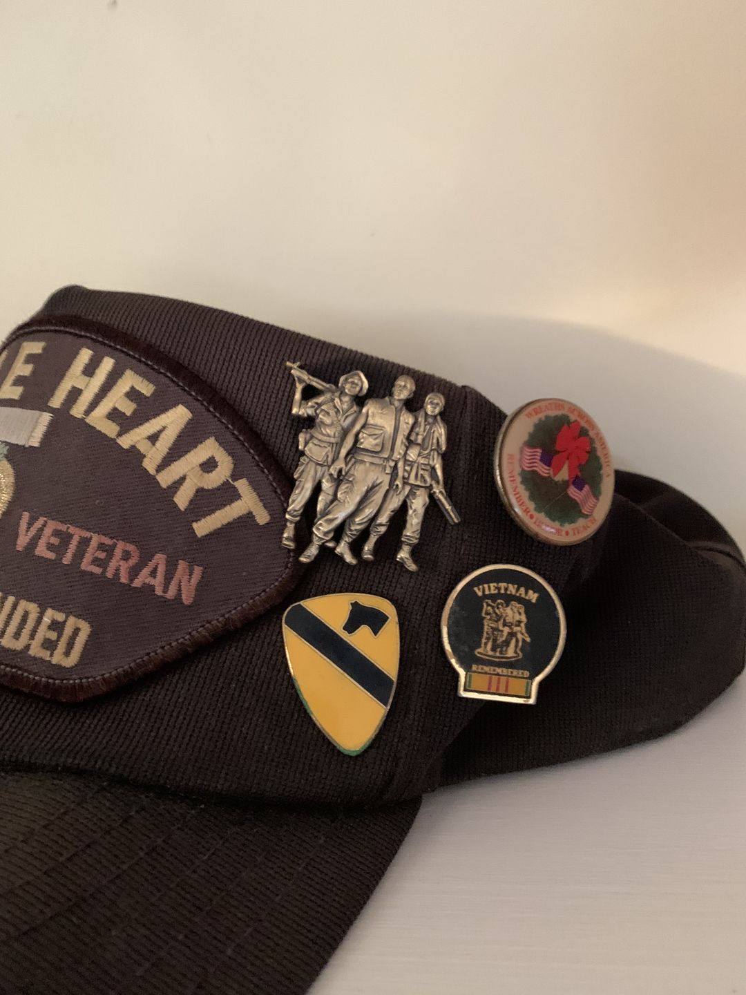 Customer photo review of Vietnam Veteran Pin
