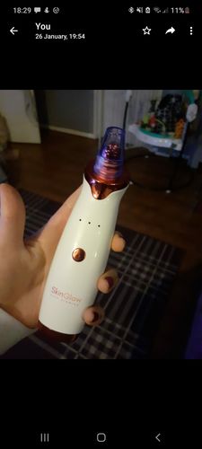 Customer photo review of SkinGlow Electric Cleanser - No More Blackheads