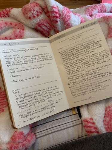 Customer photo review of Daily Kairos Prayer Journal