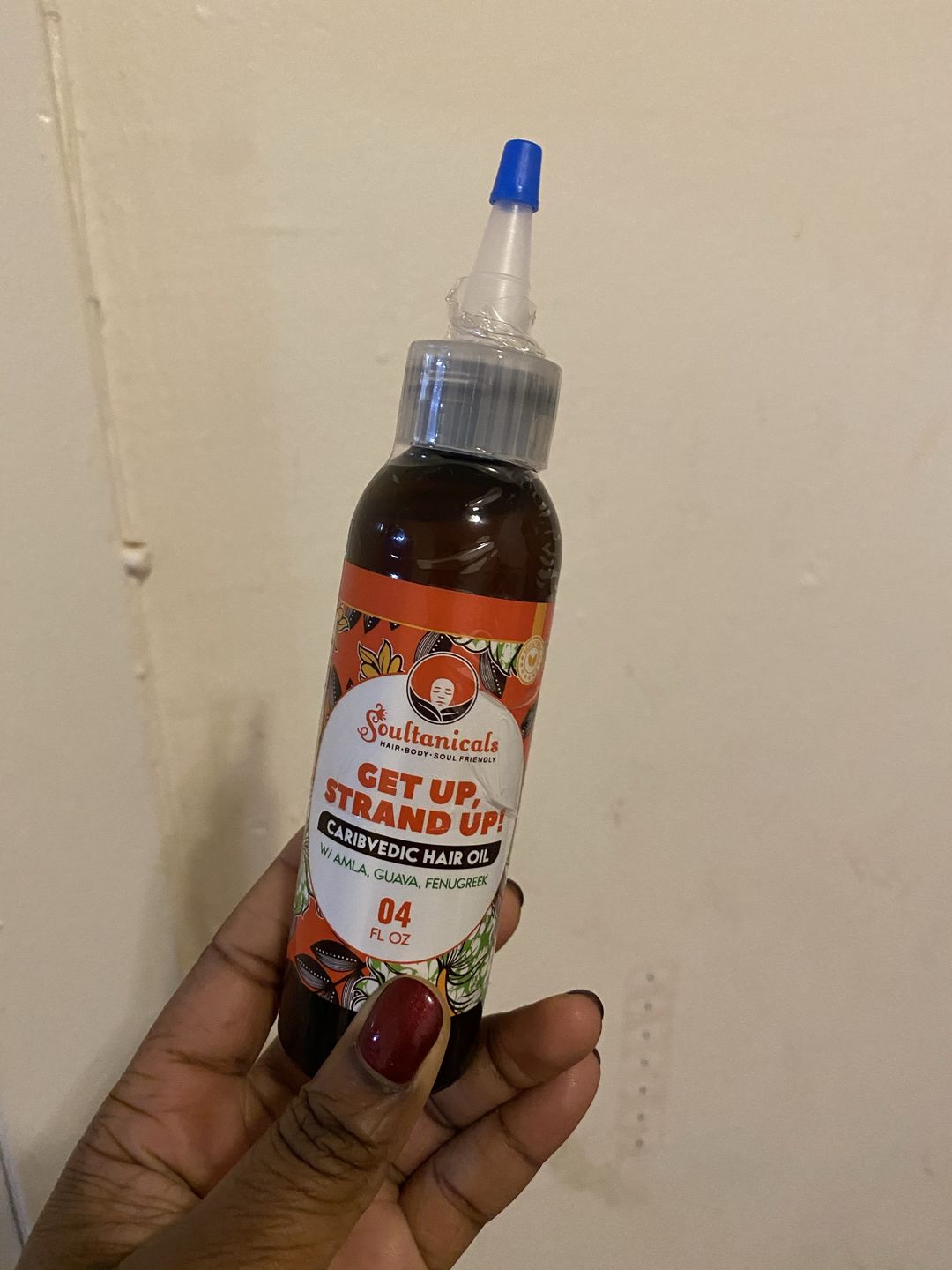 Customer photo review of Get Up, Strand Up! Caribvedic Hair Oil