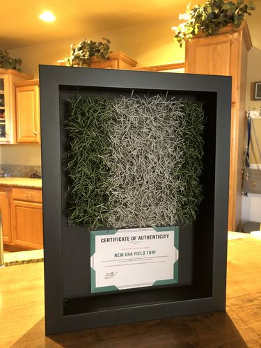 Customer photo review of 8" Yard Line - Shadow Box