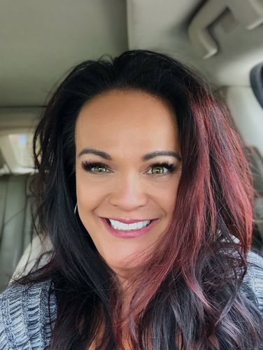 Customer photo review of Natural Avela Brown Colored Contact Lenses