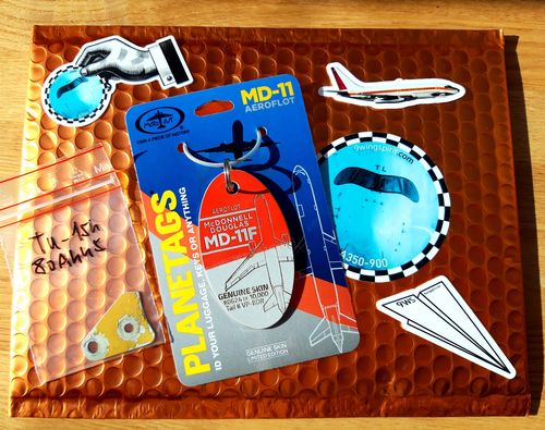 Customer photo review of MD-11F - AEROFLOT - PLANETAG - TAIL #VP-BDR - RARE & Sold Out
