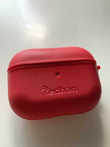 Customer photo review of Eco Friendly AirPod Pro Case - Ruby Red
