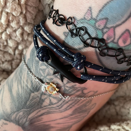 Customer photo review of Save a Shark Bracelet