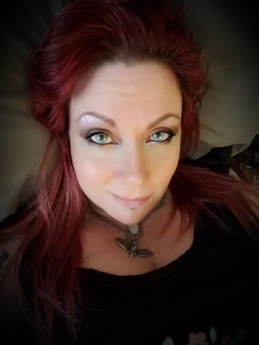 Customer photo review of Cherry Ocean Prescription Contact Lenses