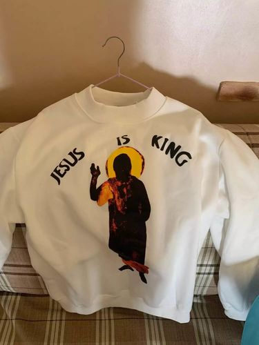 Customer photo review of "Jesus Is King" Sweatshirt