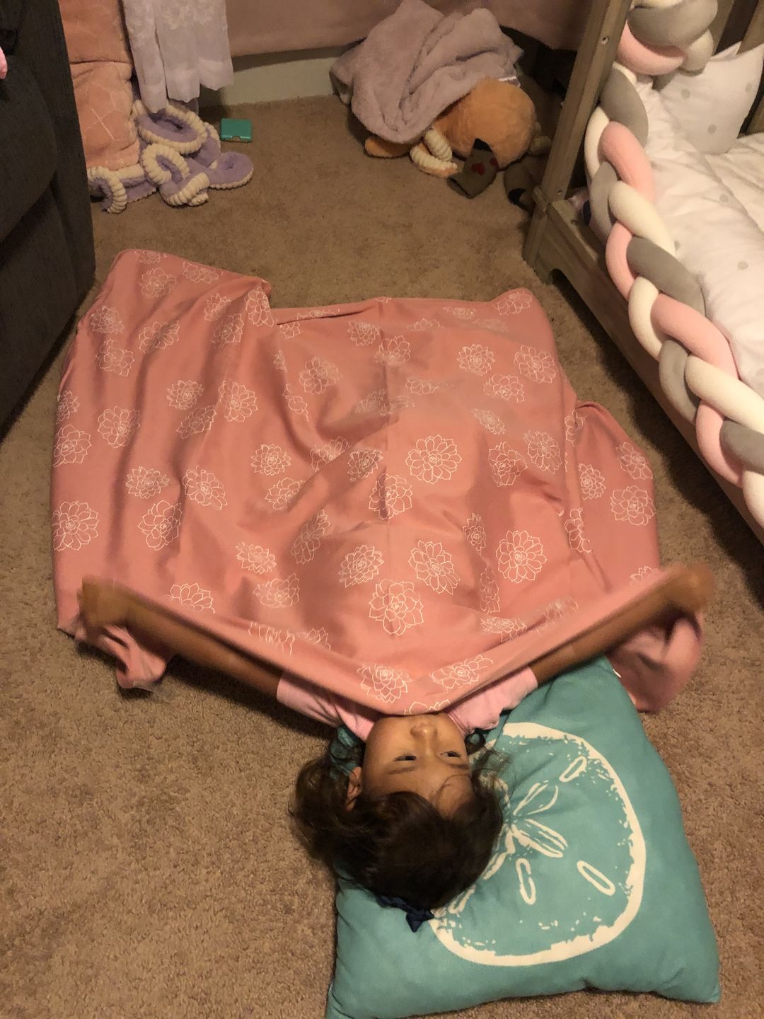 Customer photo review of Toddler Blanket, 4 Season® Merino Wool & Organic Cotton Blanket, 52.5" x 40", Succulent