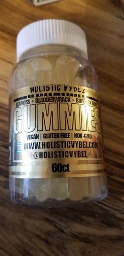 Customer photo review of Organic Sea Moss Gummies - Natural Sea Moss and Bladderwrack with Burdock root Gummy - 60 Gummies