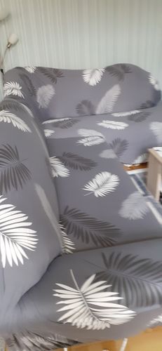 Customer photo review of Grün - Sofabezüge aus Samt für klassische und Ecksofas - Das Haus der Überzüge