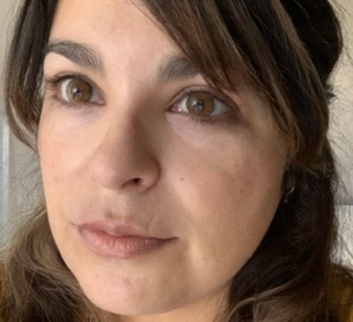 Customer photo review of Natural Avela Brown Colored Contact Lenses