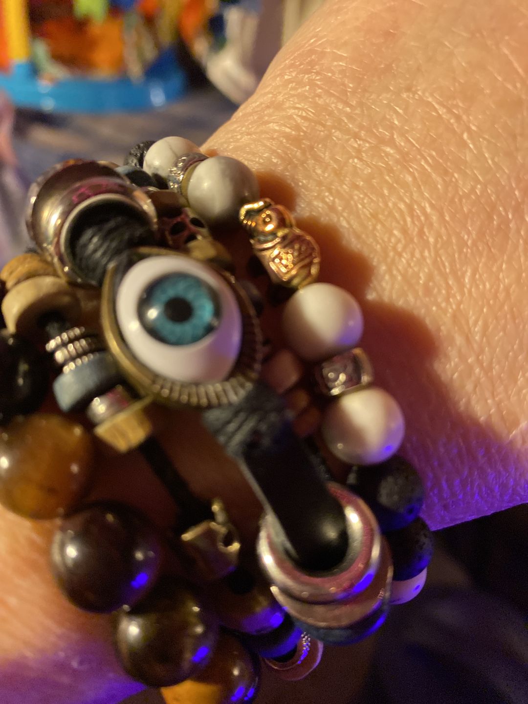 Customer photo review of Anti-jealousy Evil Eye Bracelet